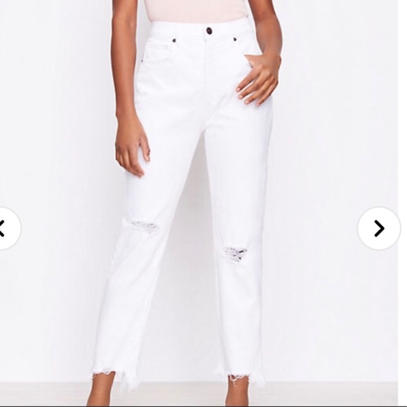 LOFT Denim - 90s High Waist Curvy Straight Jeans Loft